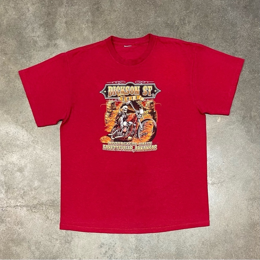 Sturgis Motorcycle Rally 2011 Dickson St Biker Graphic Tee